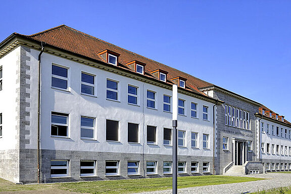 Hauptgebäude Insel Riems, 2014 Foto: Hauptgebäude Insel Riems, 2014